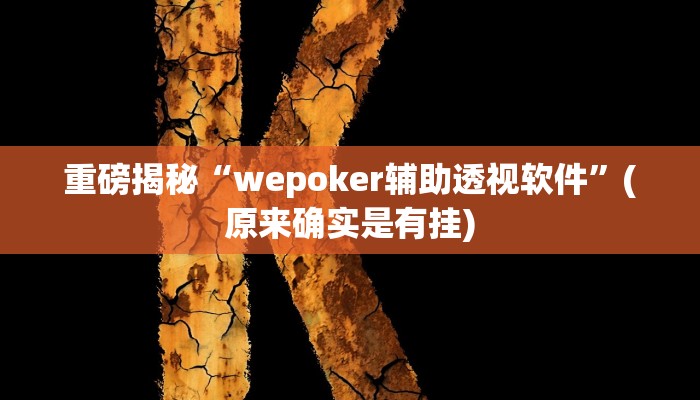 教程辅助“德扑之星透视挂作弊方法(透视)!详细教程透视方法