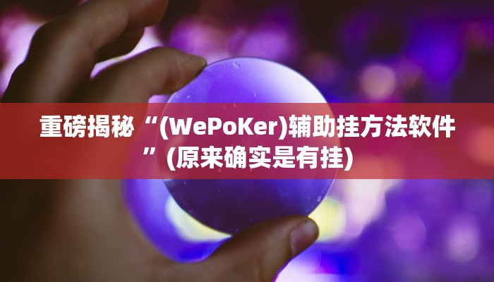 实测辅助”epokerplus透视挂辅助教程”(详细开挂教程)