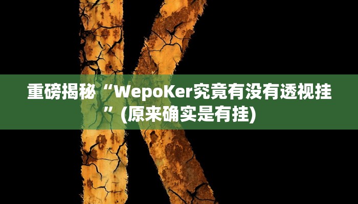 实测辅助”微乐跑得快有挂吗怎么开挂”(详细开挂教程)
