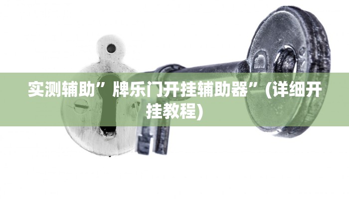 实测辅助”牌乐门开挂辅助器”(详细开挂教程)