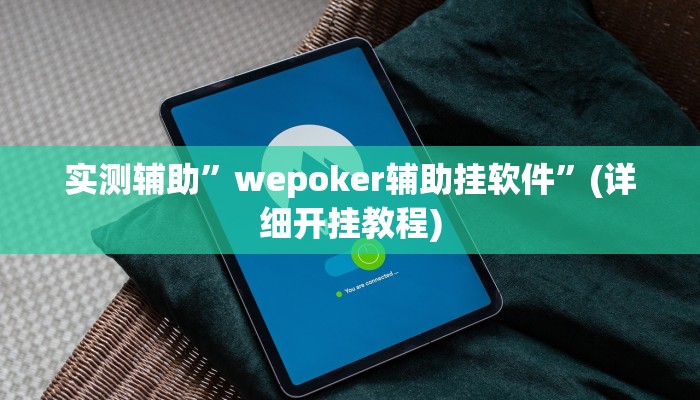 实测辅助”wepoker辅助挂软件”(详细开挂教程)