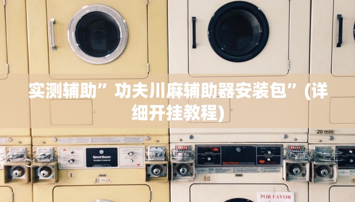 实测辅助”功夫川麻辅助器安装包”(详细开挂教程)