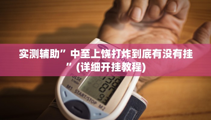 实测辅助”中至上饶打炸到底有没有挂”(详细开挂教程)