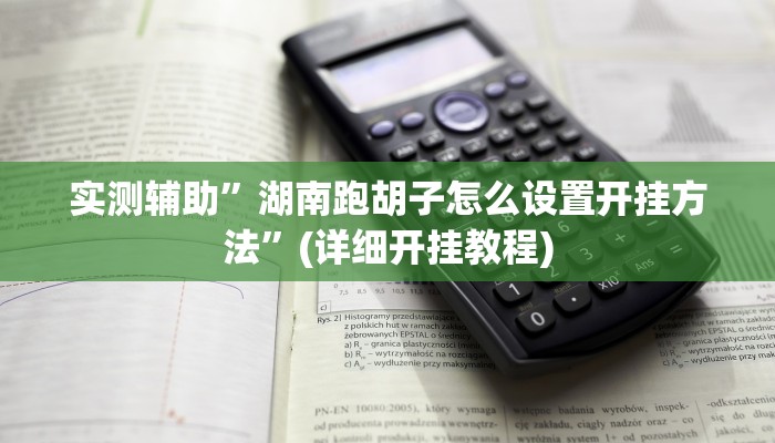 实测辅助”湖南跑胡子怎么设置开挂方法”(详细开挂教程)