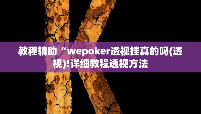 教程辅助“新版德扑之星开挂作弊(透视)!详细教程透视方法