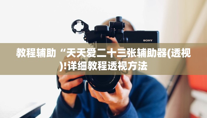 教程辅助“天天爱二十三张辅助器(透视)!详细教程透视方法