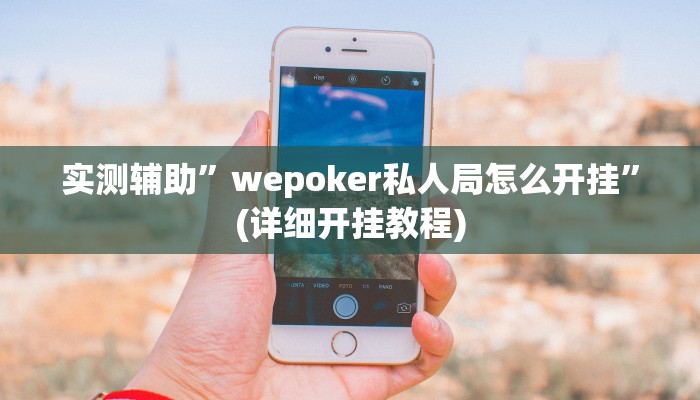 实测辅助”wepoker私人局怎么开挂”(详细开挂教程)