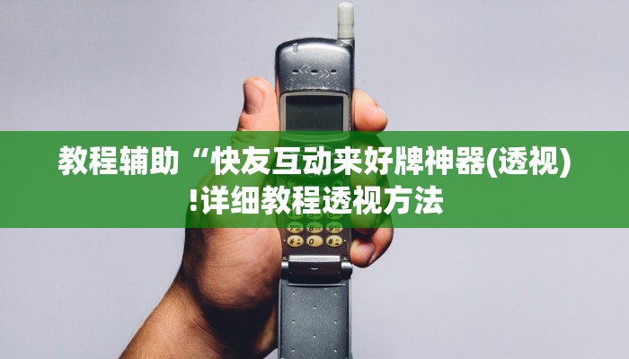 教程辅助“快友互动来好牌神器(透视)!详细教程透视方法
