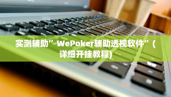 实测辅助”WePoker辅助透视软件”(详细开挂教程)