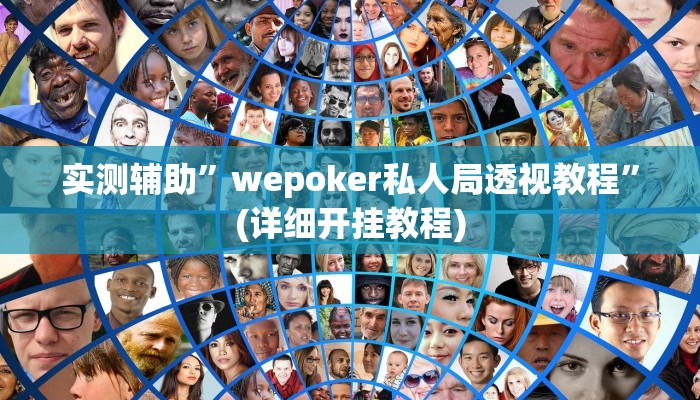 实测辅助”wepoker私人局透视教程”(详细开挂教程)