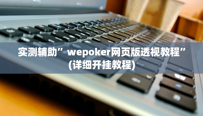 实测辅助”wepoker网页版透视教程”(详细开挂教程)