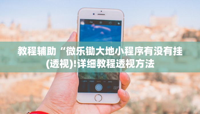 教程辅助“微乐锄大地小程序有没有挂(透视)!详细教程透视方法