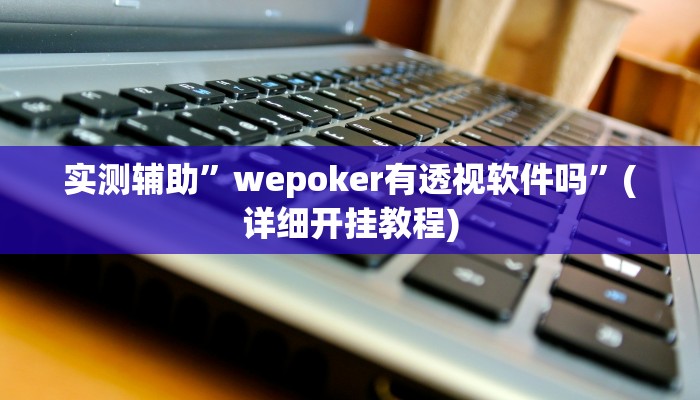实测辅助”wepoker有透视软件吗”(详细开挂教程)