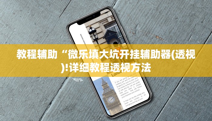 教程辅助“微乐填大坑开挂辅助器(透视)!详细教程透视方法