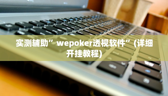 实测辅助”wepoker透视软件”(详细开挂教程)