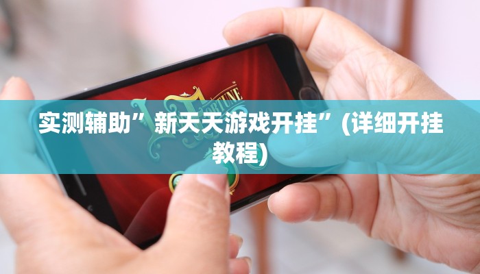 实测辅助”新天天游戏开挂”(详细开挂教程)