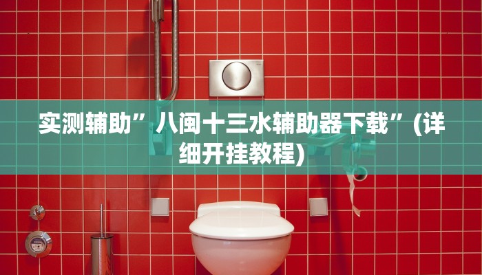 实测辅助”八闽十三水辅助器下载”(详细开挂教程)