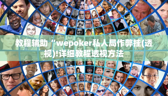 教程辅助“wepoker私人局作弊挂(透视)!详细教程透视方法