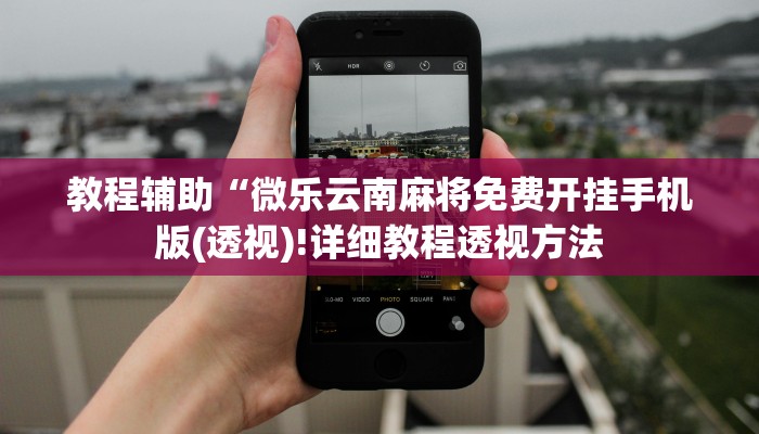 教程辅助“微乐云南麻将免费开挂手机版(透视)!详细教程透视方法