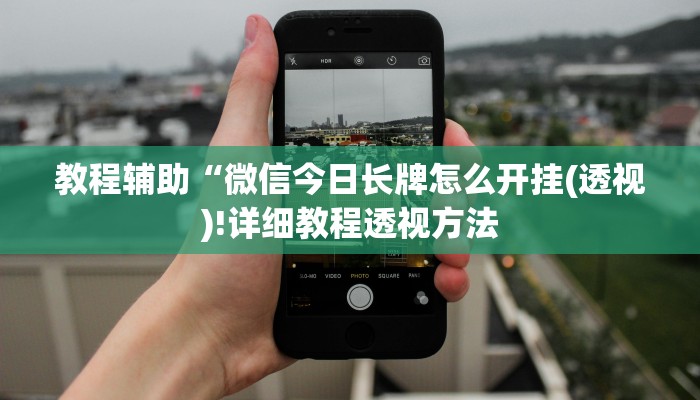 教程辅助“微信今日长牌怎么开挂(透视)!详细教程透视方法