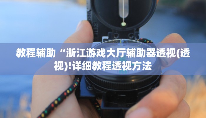 教程辅助“浙江游戏大厅辅助器透视(透视)!详细教程透视方法