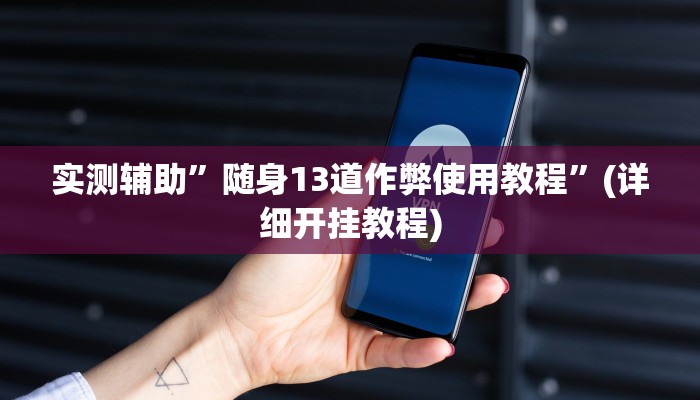 实测辅助”随身13道作弊使用教程”(详细开挂教程)