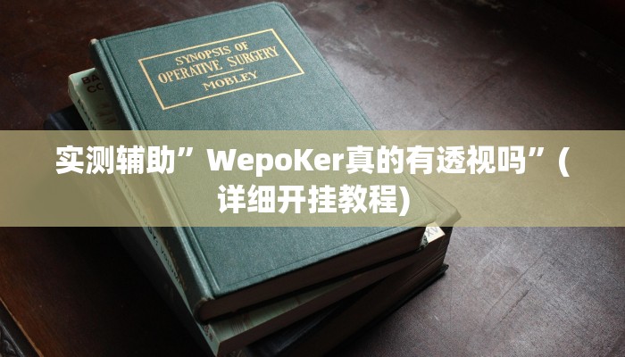 实测辅助”WepoKer真的有透视吗”(详细开挂教程)