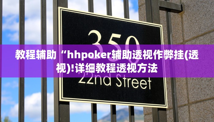 教程辅助“hhpoker辅助透视作弊挂(透视)!详细教程透视方法