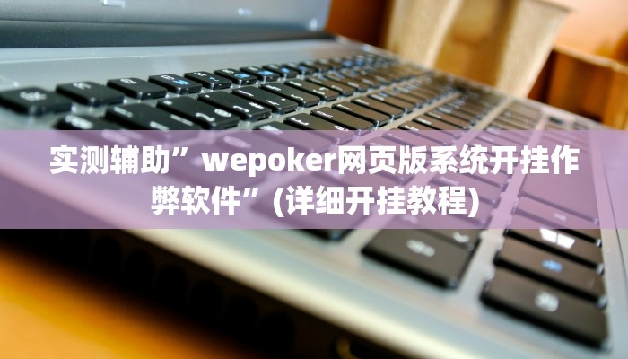 实测辅助”wepoker网页版系统开挂作弊软件”(详细开挂教程)