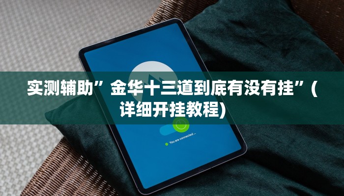 实测辅助”金华十三道到底有没有挂”(详细开挂教程)