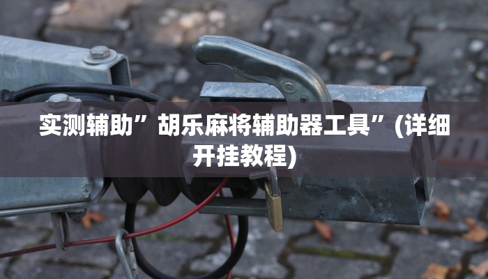 实测辅助”胡乐麻将辅助器工具”(详细开挂教程)