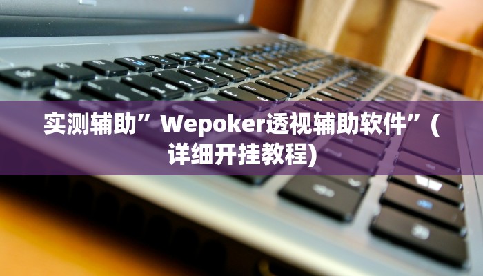 实测辅助”Wepoker透视辅助软件”(详细开挂教程)