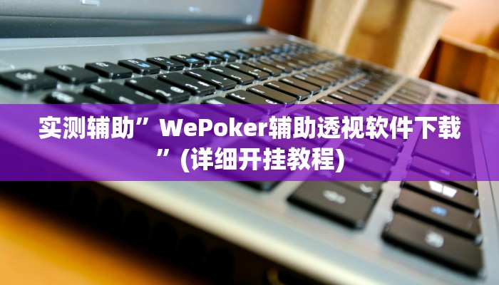 实测辅助”WePoker辅助透视软件下载”(详细开挂教程)