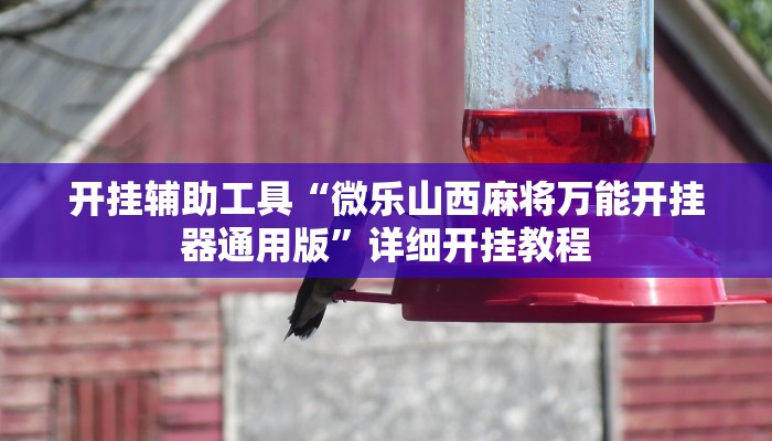 开挂辅助工具“微乐山西麻将万能开挂器通用版”详细开挂教程