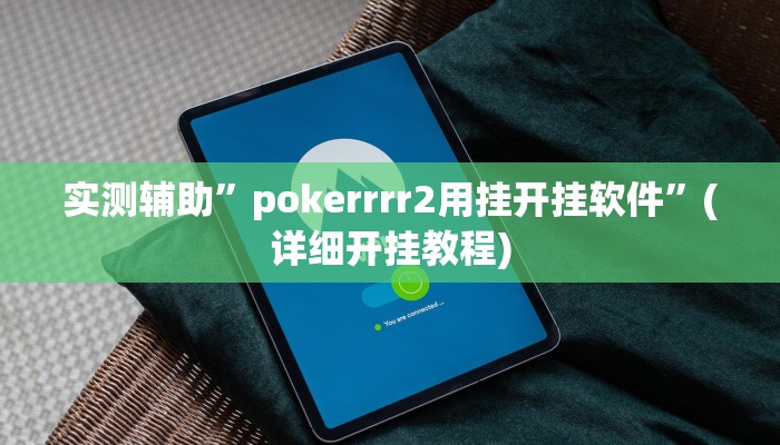 实测辅助”pokerrrr2用挂开挂软件”(详细开挂教程)