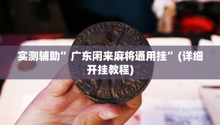 实测辅助”广东闲来麻将通用挂”(详细开挂教程)