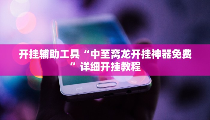 开挂辅助工具“中至窝龙开挂神器免费”详细开挂教程