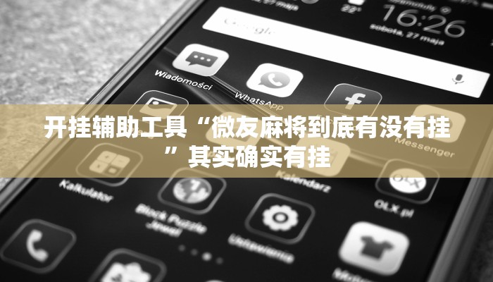 实测辅助”湖北家乡麻将可以开挂吗”其实确实有挂