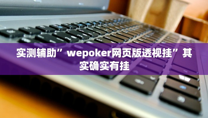 实测辅助”wepoker网页版透视挂”其实确实有挂