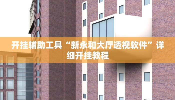 开挂辅助工具“新永和大厅透视软件”详细开挂教程