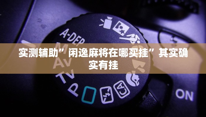 实测辅助”闲逸麻将在哪买挂”其实确实有挂