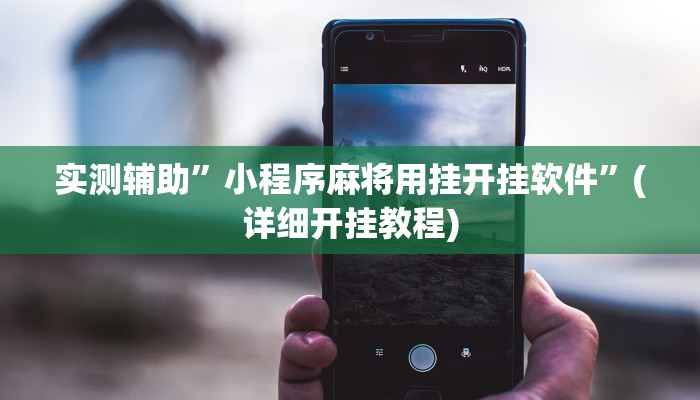 实测辅助”新二号大厅有挂吗”(详细开挂教程)