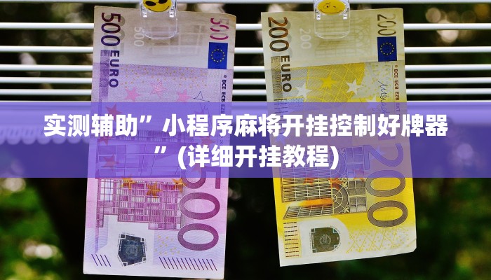 辅助神器“方片十三张万能开挂器”其实确实有挂