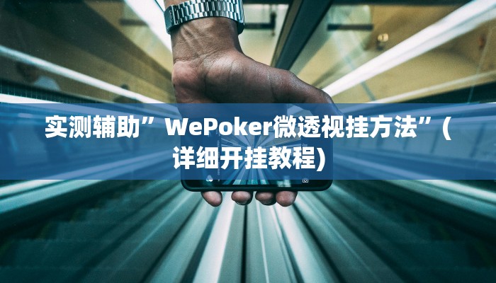 实测辅助”WePoker微透视挂方法”(详细开挂教程)
