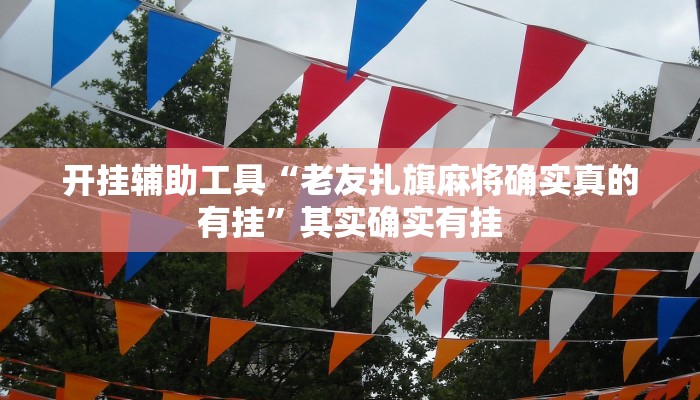 开挂辅助工具“老友扎旗麻将确实真的有挂”其实确实有挂