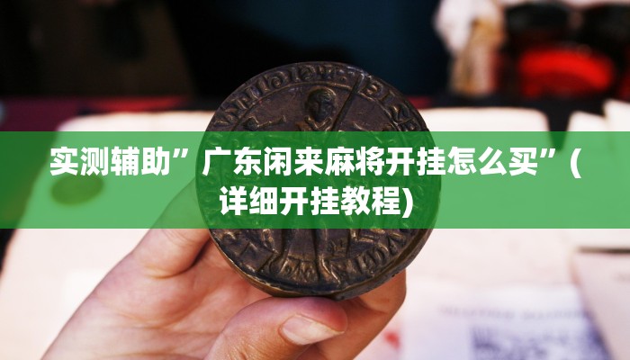 实测辅助”广东闲来麻将开挂怎么买”(详细开挂教程)