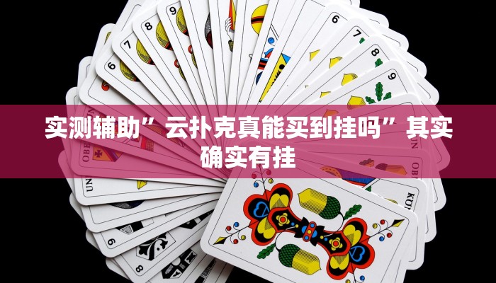 实测辅助”云扑克真能买到挂吗”其实确实有挂