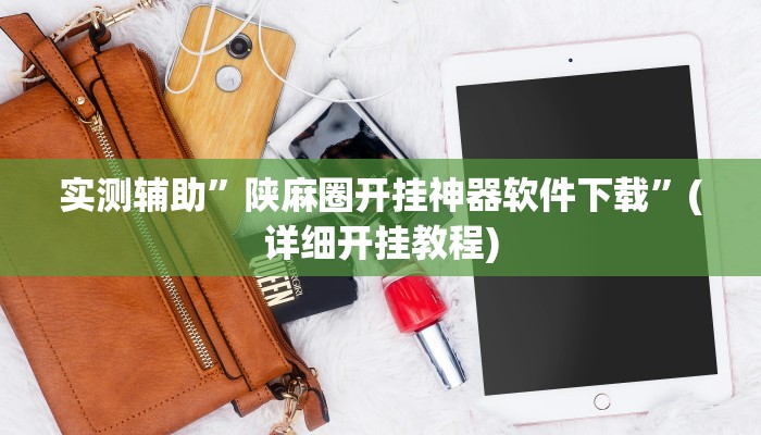 实测辅助”陕麻圈开挂神器软件下载”(详细开挂教程)