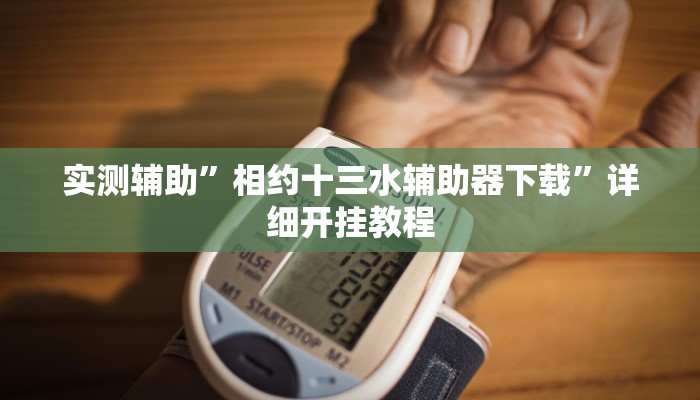 实测辅助”相约十三水辅助器下载”详细开挂教程