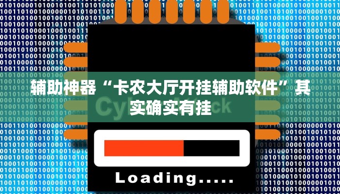 辅助神器“卡农大厅开挂辅助软件”其实确实有挂